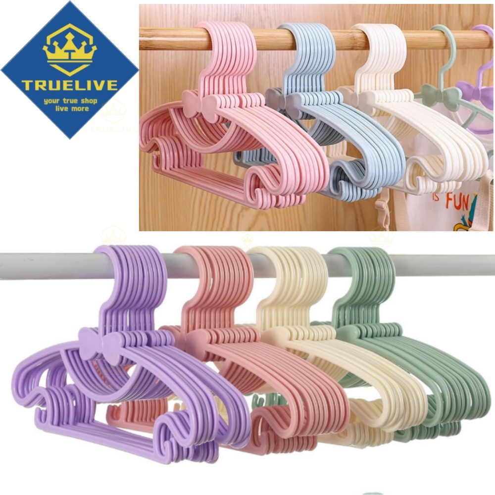Baby Clothing Hanging Rack - 30/20/10/5/1PC Baby Clothes Racks Plastic Towel