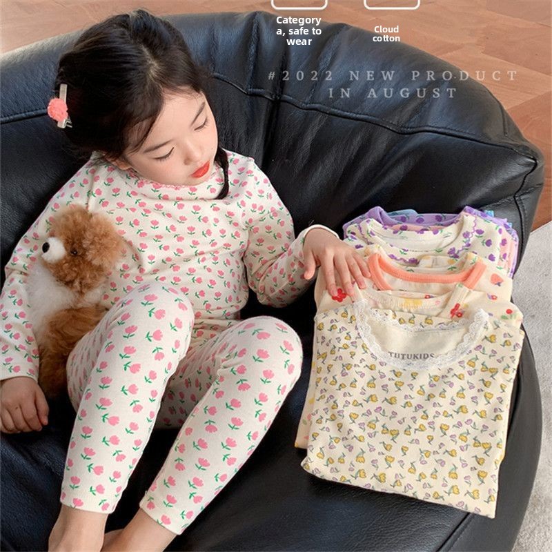 Baby Clothing Dividers - 2026 Children's Sets Kids Velvet Pajamas