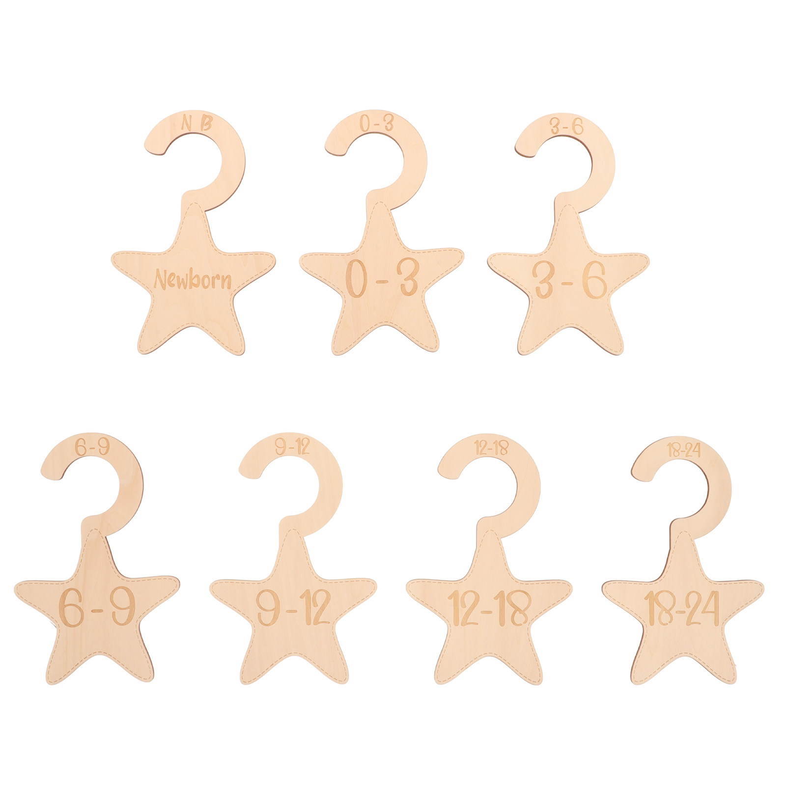7Pcs Baby Clothes Closet Divid - Baby Clothing Dividers ulasan dan harga