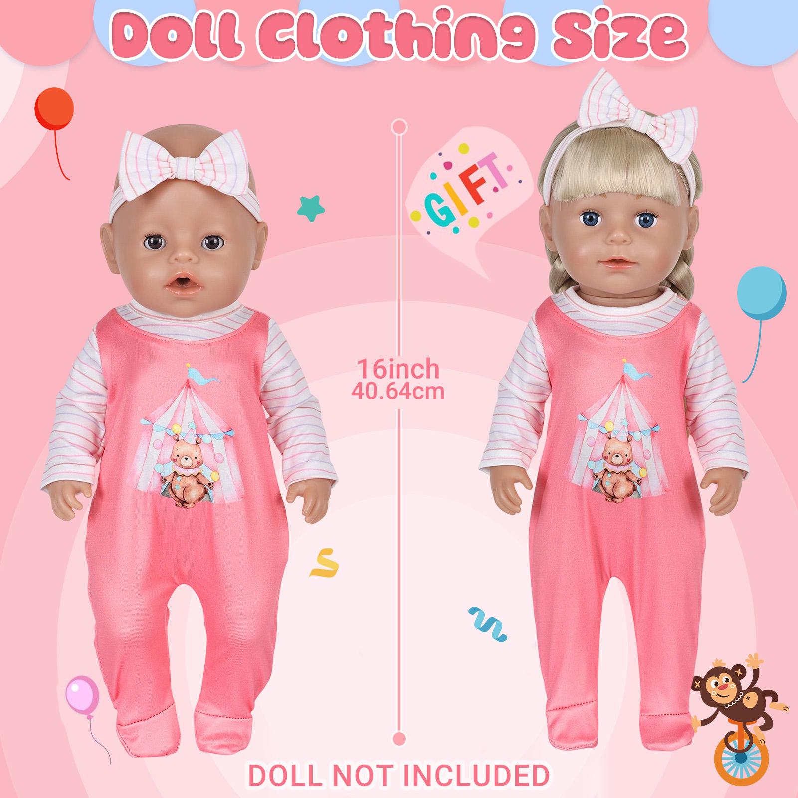 Doll Clothes for 16-18inch 40- - Baby Clothing Usa ulasan dan harga