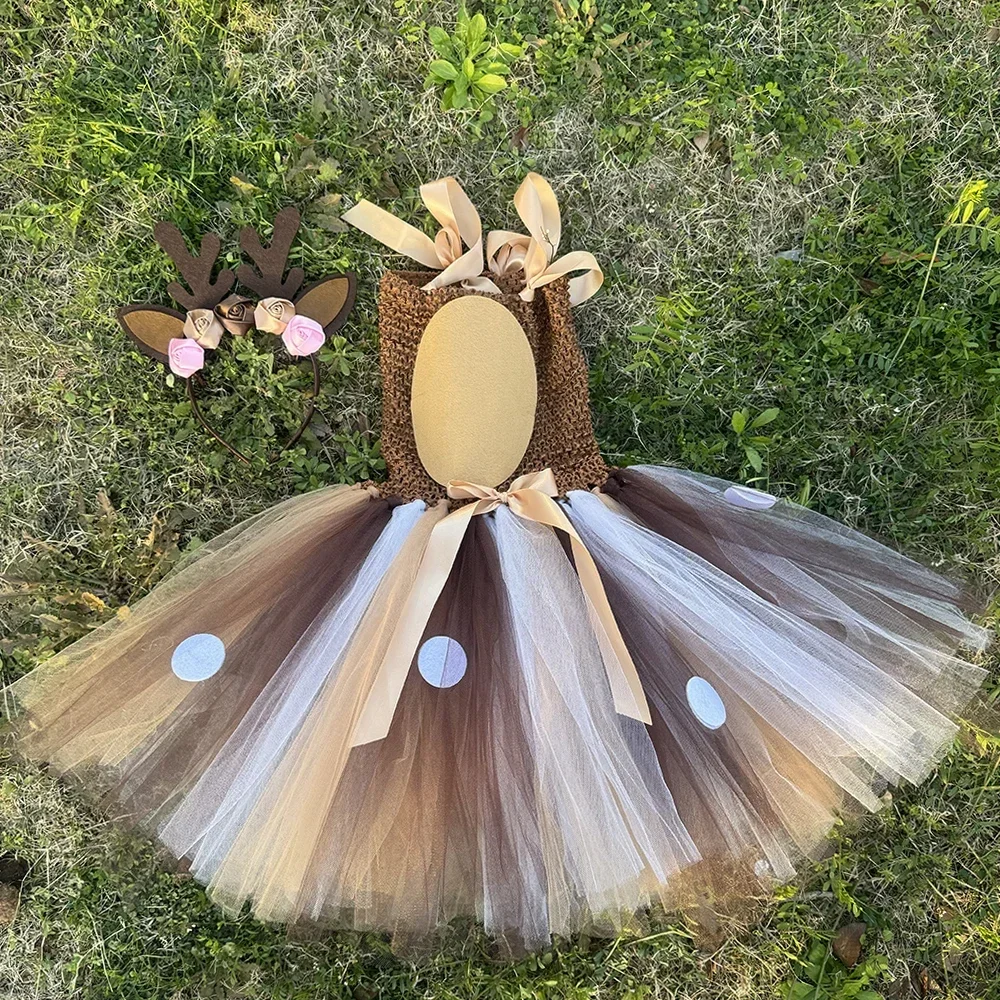 Deer Tutu Dress Girl Christmas - Baby Clothing Dresser ulasan dan harga