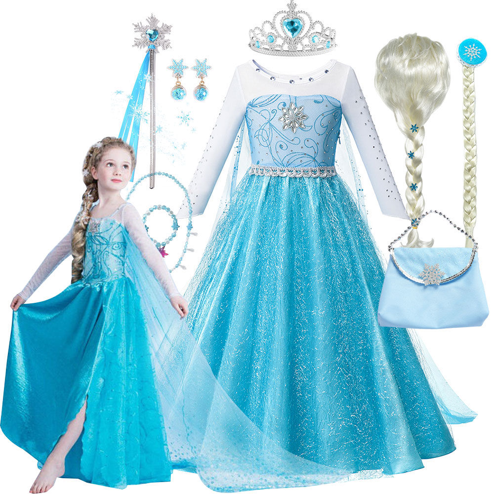 Baby Girl Princess Elsa Costum - Baby Clothing Dresser ulasan dan harga