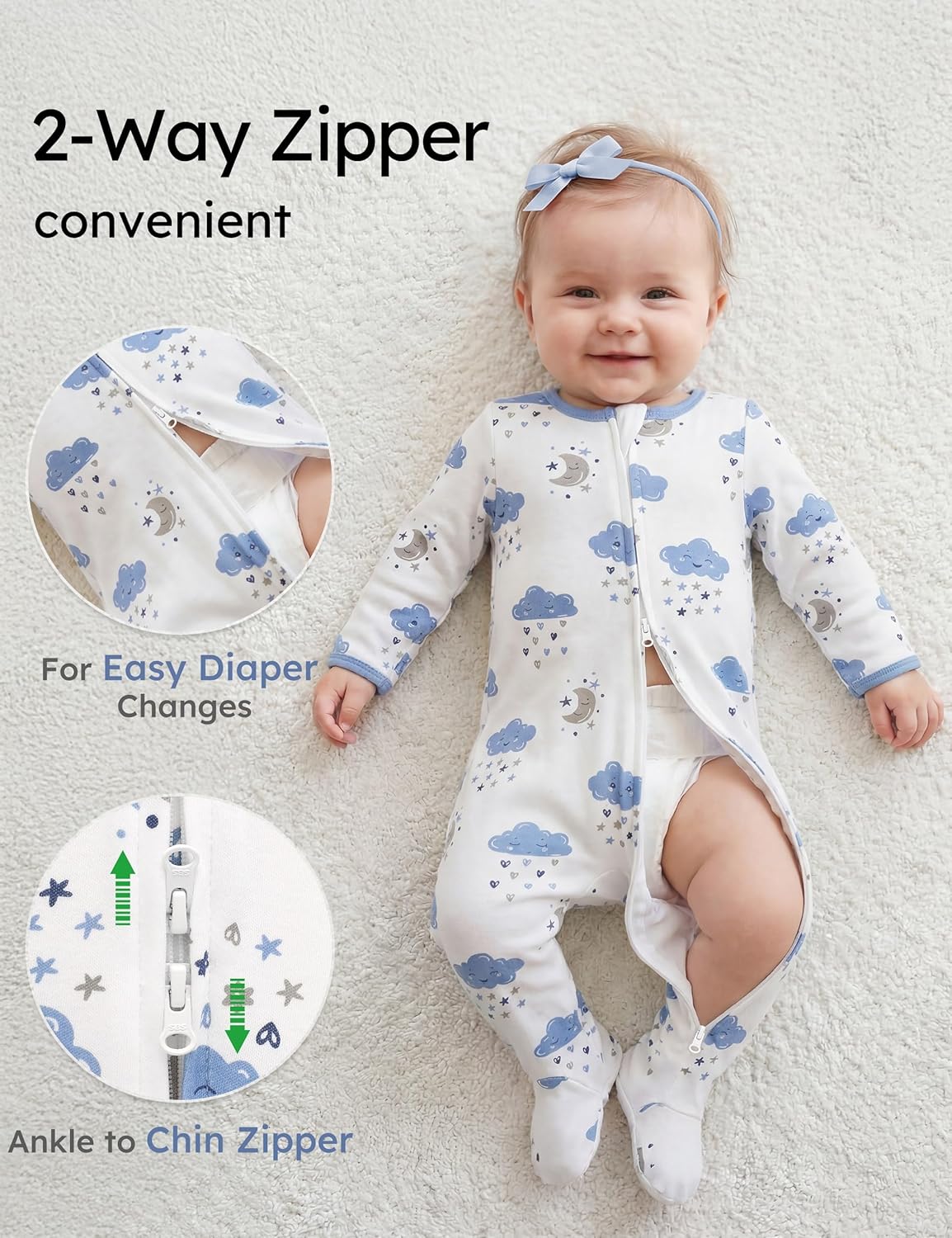 Baby Pajamas 100% Organic Cott - Baby Clothing Organic ulasan dan harga
