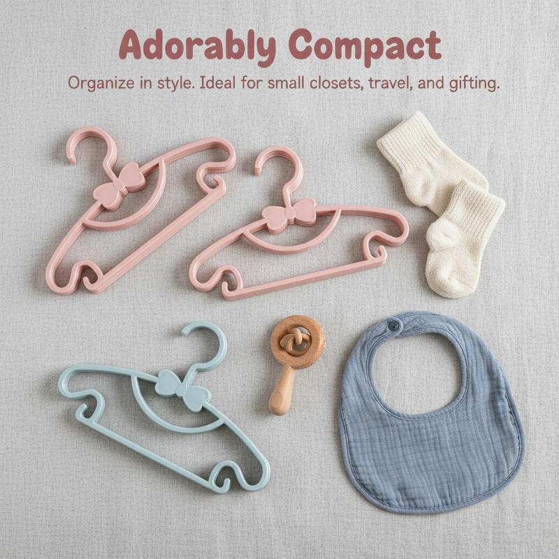12PCS Baby Kids Clothes Hanger - Baby Clothing Hanging Rack ulasan dan harga