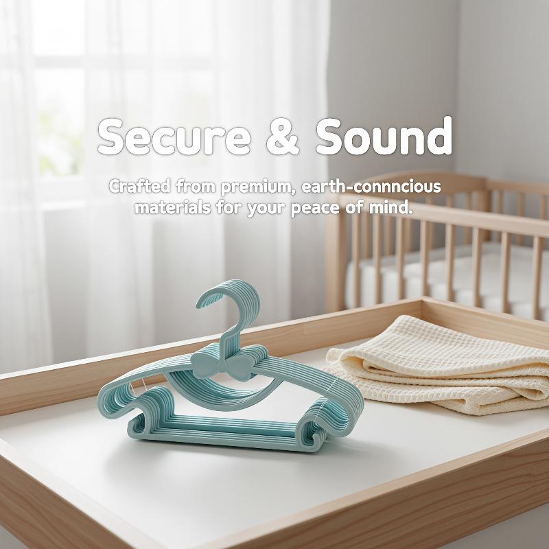 12PCS Baby Kids Clothes Hanger - Baby Clothing Hanging Rack ulasan dan harga