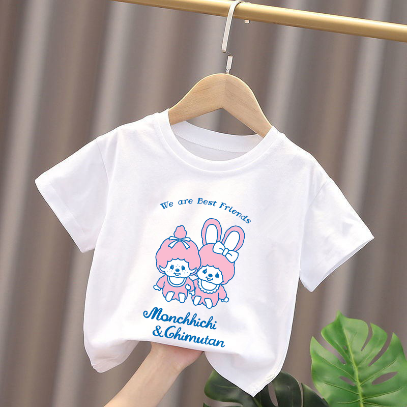 Monchhichi Kids T-shirts Anime - Baby Clothing Usa ulasan dan harga