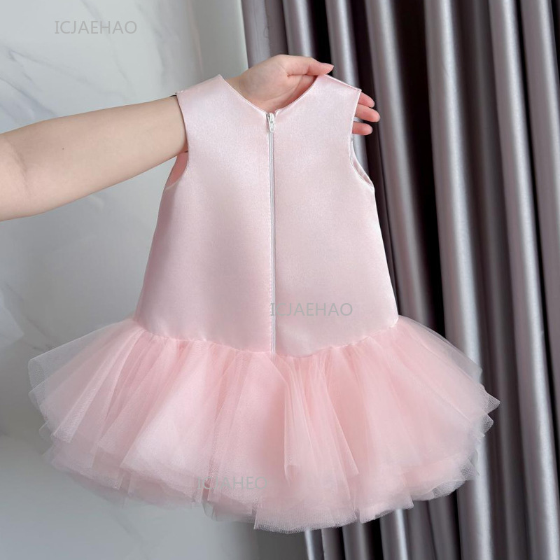 Party Dress Pink Baby Girls Ve - Baby Clothing Dresser ulasan dan harga