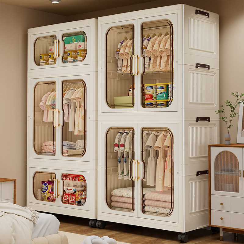 Colorful Foldable Kids Wardrob - Baby Clothing Dresser ulasan dan harga