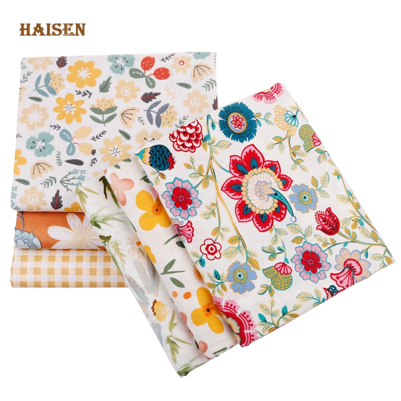 6pcs 40x50cm Cotton Twill Patc - Baby Clothing Organic ulasan dan harga