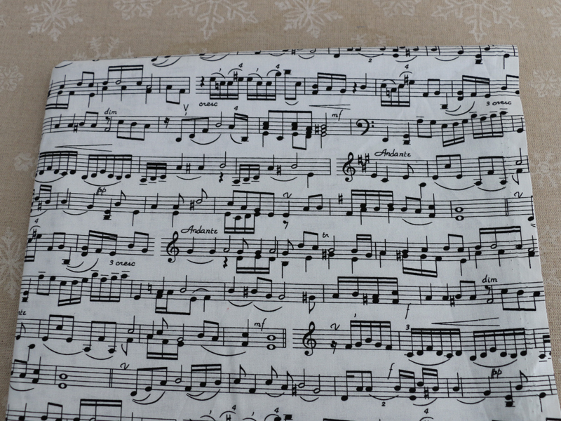 50cm*110cm Music Note Printed  - Baby Clothing Organic ulasan dan harga