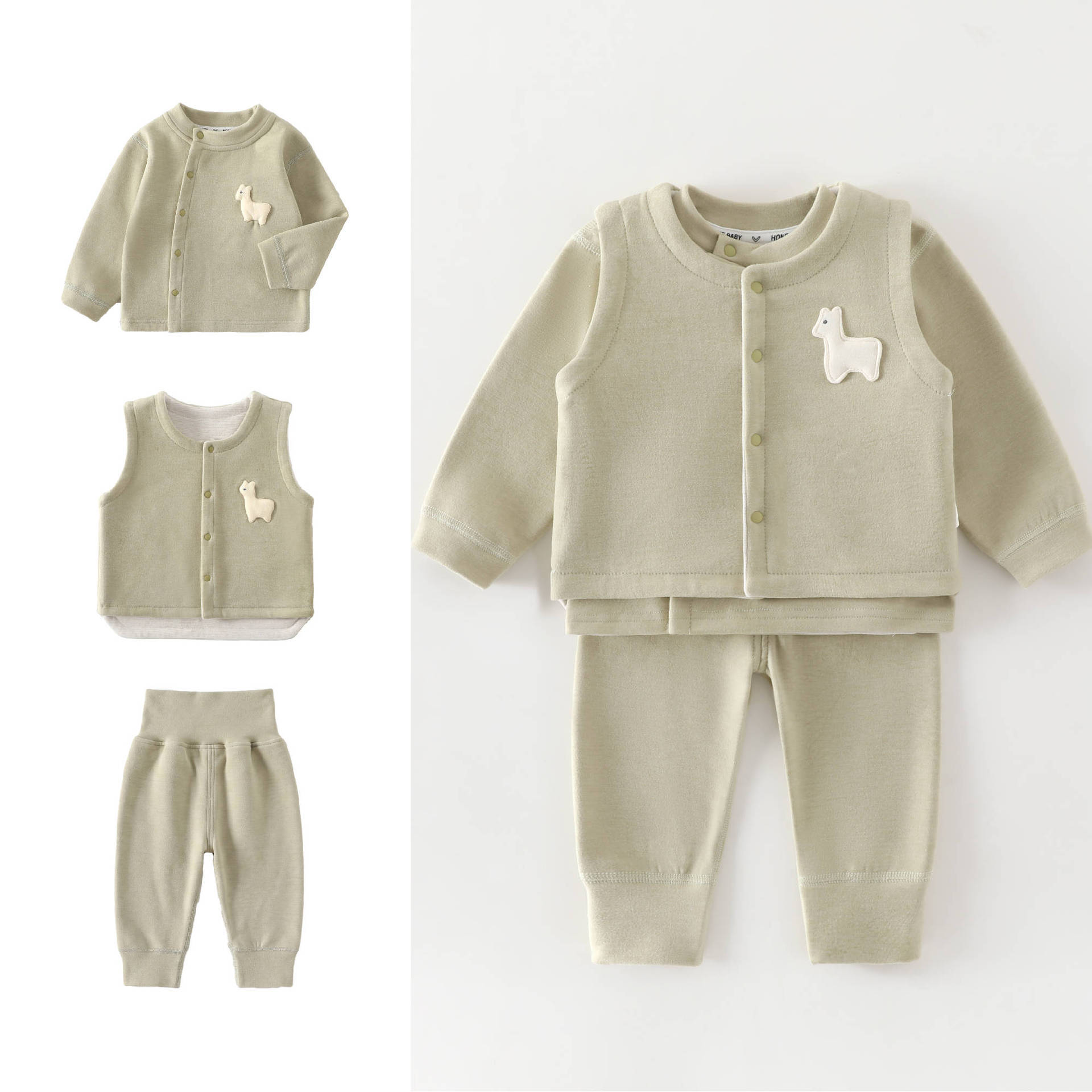 0-4 Year Old Baby Vest+long Sl - Baby Clothing High Quality ulasan dan harga