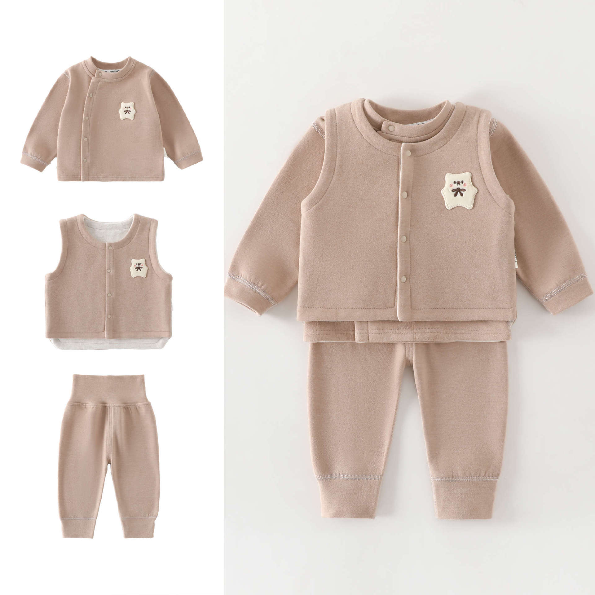 0-4 Year Old Baby Vest+long Sl - Baby Clothing High Quality ulasan dan harga